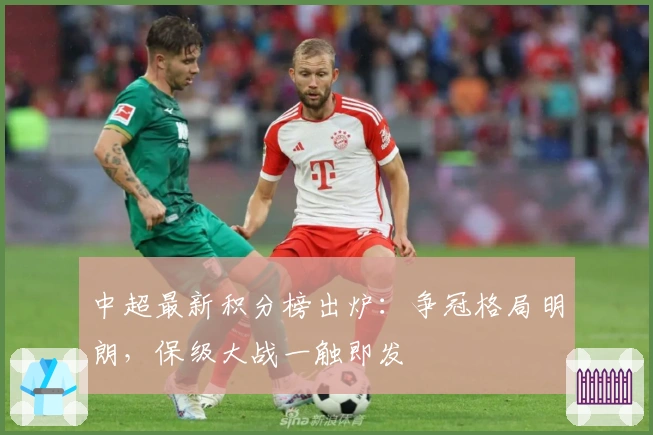 中超最新积分榜出炉：争冠格局明朗，保级大战一触即发